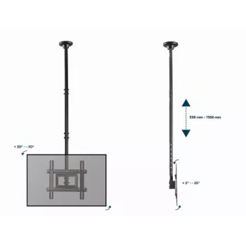 Gembird CM-70 pc(s)-01 Uchwyt TV 177,8 cm (70 inch) Czarny