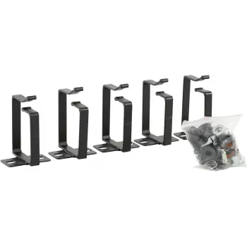 Pierścień kablowy LOGON RAO120BL czarny aluminium 44x60x44mm
