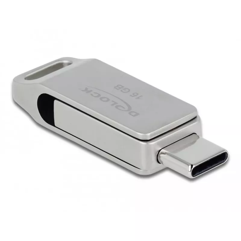 Pendrive DeLOCK 16 GB USB-C Typ-A Obudowa metalowa