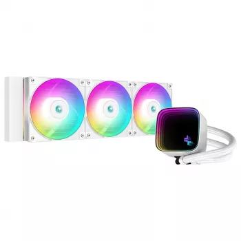 DeepCool LS720 SE WH Procesor Chłodzenie cieczą All-in-one 12 cm Biały 1 szt.