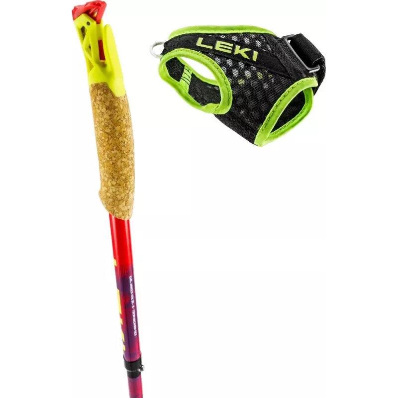 Kijki trekkingowe Leki TRL Ultratrail FX One 115 cm, czerwone