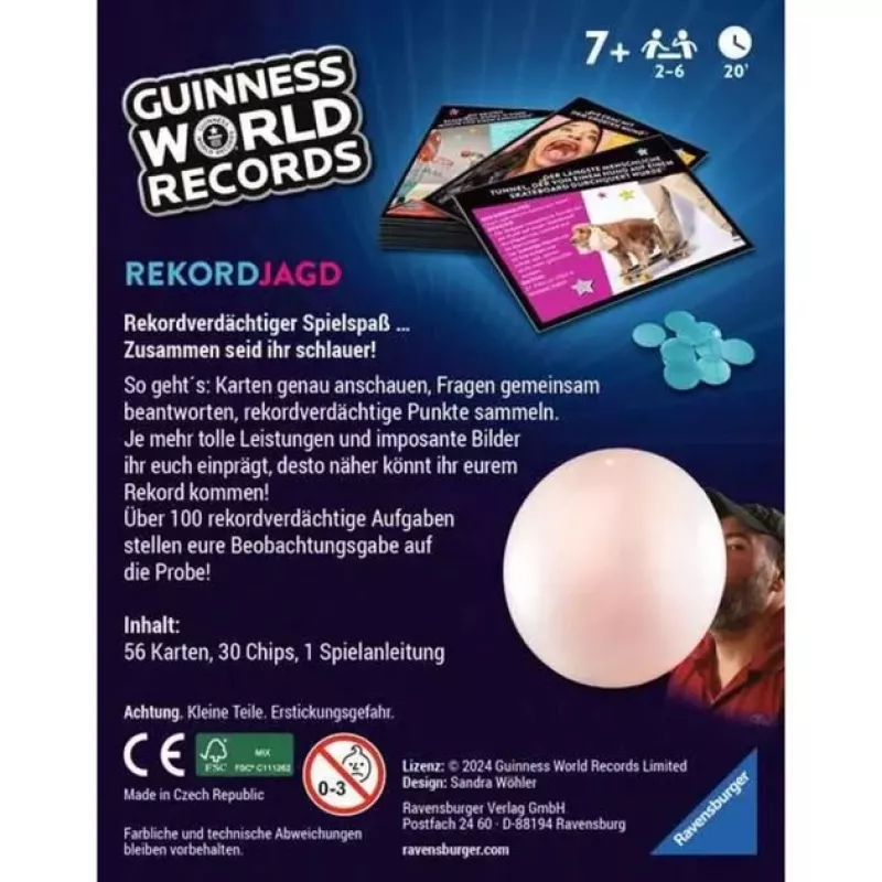 Guinness World Records - Rekordjagd, gra karciana