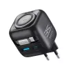 Podróżna ładowarka GaN Havit UC250 A-EU 20V 1xUSB-C 0,7m czarna