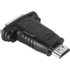 Wentronic Goobay Adapter HDMI™ / DVI-D, wtyk standardowy HDMI (typ A), czarny - 19-pinowy wtyk HDMI™>gniazdo DVI-D (24+1) (68098)