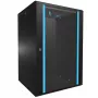 Szafa wisząca Extralink szafa rack 18U 600x600 Czarna zamek na klucz