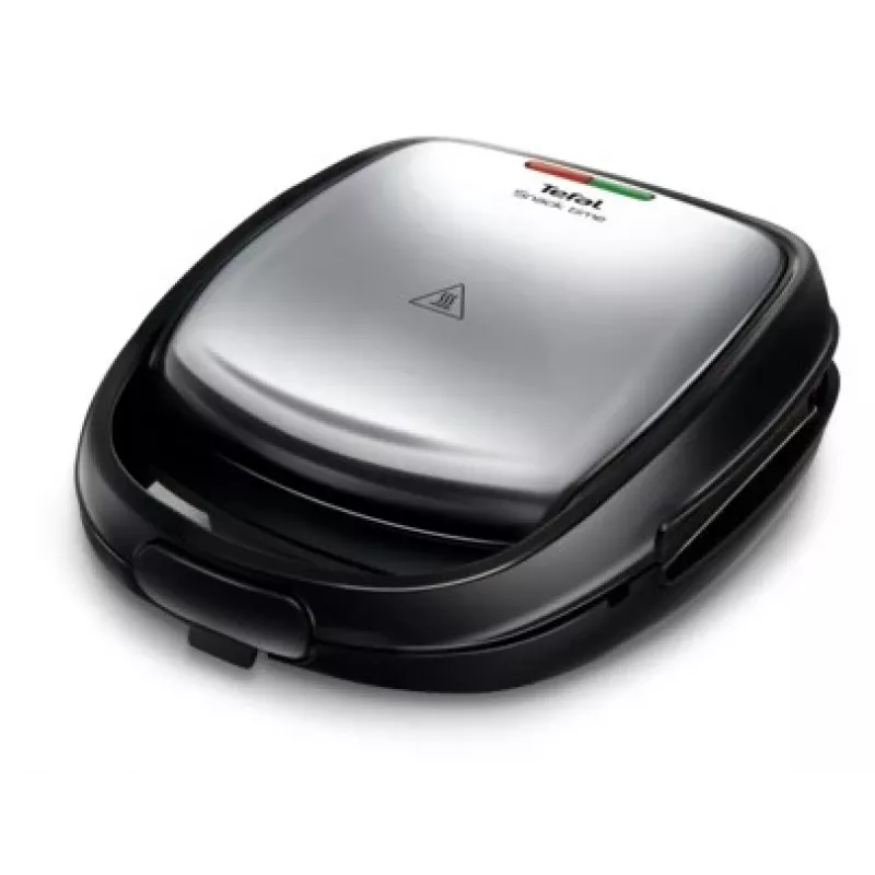 Tefal SW341D12 opiekacz do kanapek 700 W Czarny, Stal nierdzewna