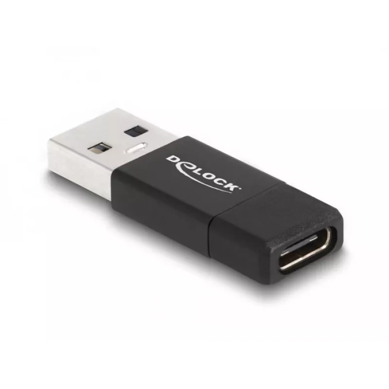 DeLOCK 60001 adapter USB A USB C czarny
