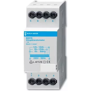 BUSCH JAEGER 8300-0-0045 - 230 V - 50 Hz - Biały - CE - ROHS - 36 mm - 65 mm