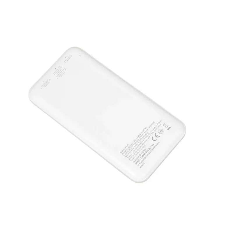 Przenośny power bank IBOX IPB10 10000 mAh, litowo-jonowy, Quick Charge 3.0, wyjścia USB-C i USB-A, 20W PD