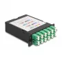 DeLOCK Kaseta światłowodowa HD MPO męski na 12 x LC Duplex żeński 24 włókna Single-mode 9/125 µm