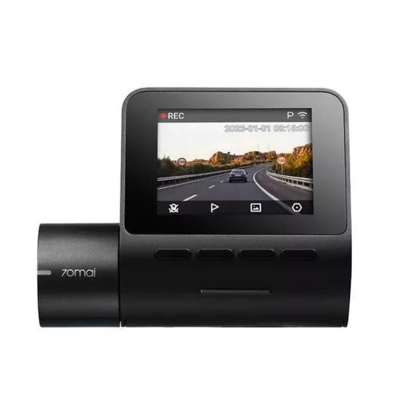 Kamera samochodowa 70mai A200 DVR — Full HD 1920x1080, szerokokątny 130°, 60 kl./s, tryb nocny, wyświetlacz IPS 2 cale, nagrywanie w pętli, czujnik G, microSD do 128 GB