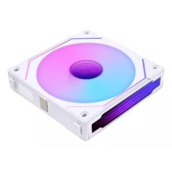 120 mm Lian Li UNI FAN SL-INF Wireless ARGB PWM — biały, modułowy system wentylatorów magnetycznych