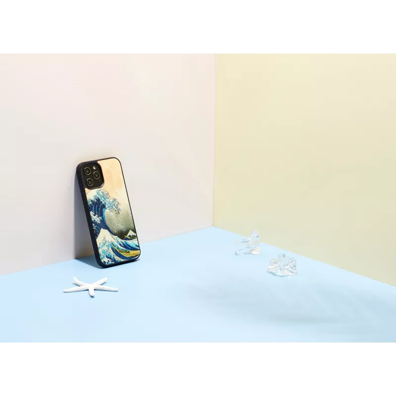 Etui ochronne iKins do Apple iPhone 12 Pro Max z wzorem Wielkiej Fali