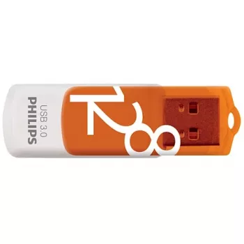 Philips FM12FD00B Pamięć USB 128 GB USB typu A 3.2 Gen 1 (3.1 Gen 1) Pomarańczowy, Biały