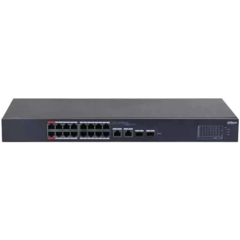 Dahua Technology DH-CS4218-16ET-135 przełącznik sieciowy Zarządzalny L2 Gigabit Ethernet (10/100/1000) Power over Ethernet (PoE) Czarny