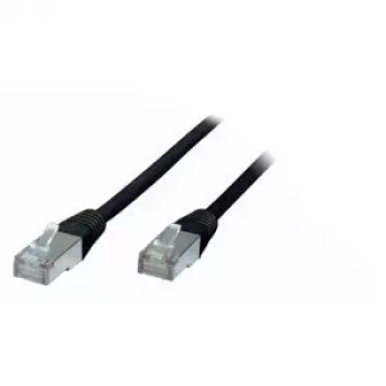 Kabel sieciowy S/CONN Cat5e F/UTP (FTP) RJ45–RJ45 męski, 2 m, czarny