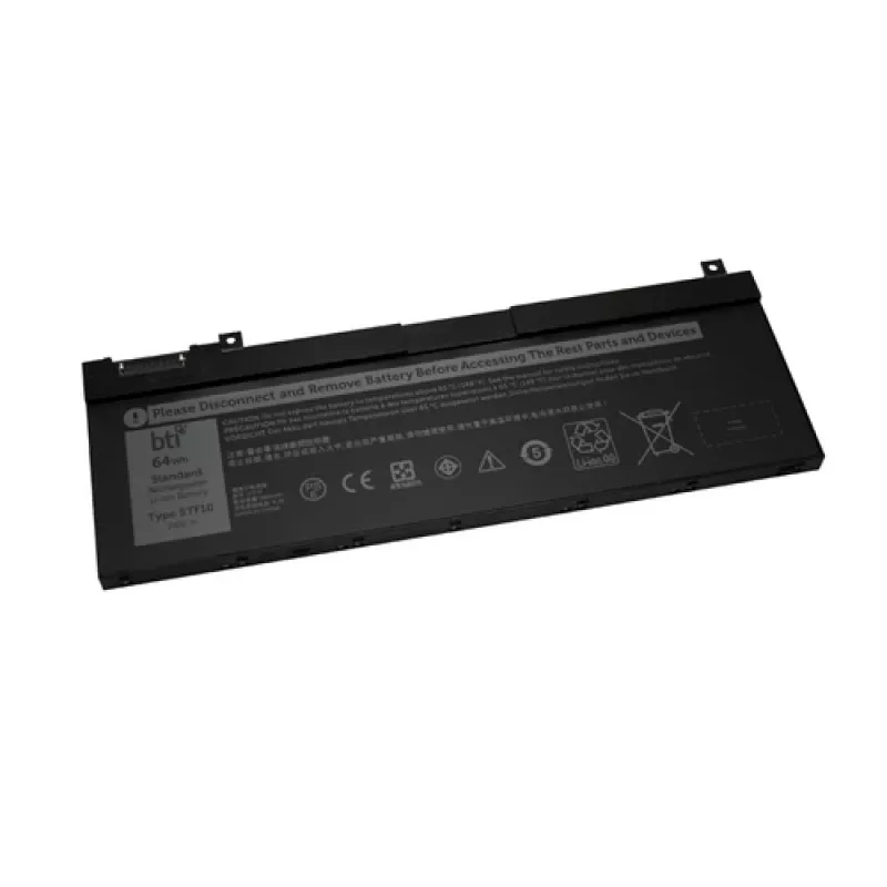 Bateria BTI do Precision 7530, 8000 mAh, 7,6 V, Li‑Ion, czarna, zamiennik OEM 5TF10