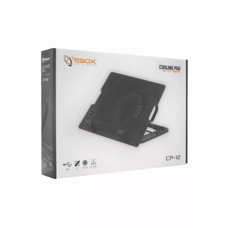 Podkładka chłodząca Sbox CP-12 do laptopów 17,3 cala