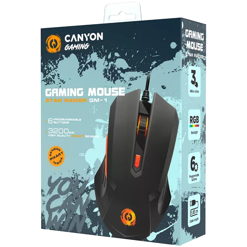 Mysz gamingowa Canyon Star Raider USB Type-A