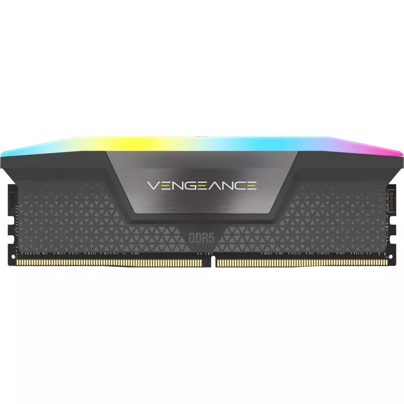 DIMM 96 GB DDR5-6000 (2x 48 GB) Dual-Kit, Pamięć Szara, CMH96GX5M2E6000Z36, Vengeance RGB, INTEL XMP, AMD EXPO