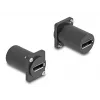 Moduł DeLOCK D-Type DisplayPort żeński do żeńskiego 4K czarny