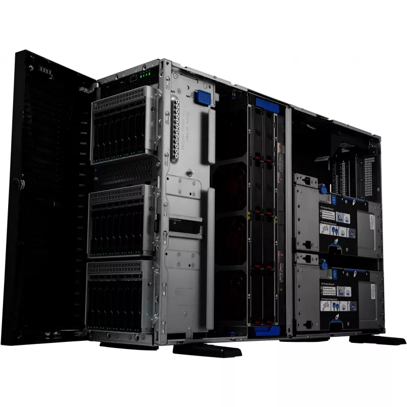HPE ProLiant ML350 Gen11 - Server - Tower - 4U - zweiweg - 1 x Xeon Silver 4510 / 2.4 GHz - RAM 64 GB - SATA/SAS/NVMe - Hot-Swap 6.4 cm (2.5) - Smart 