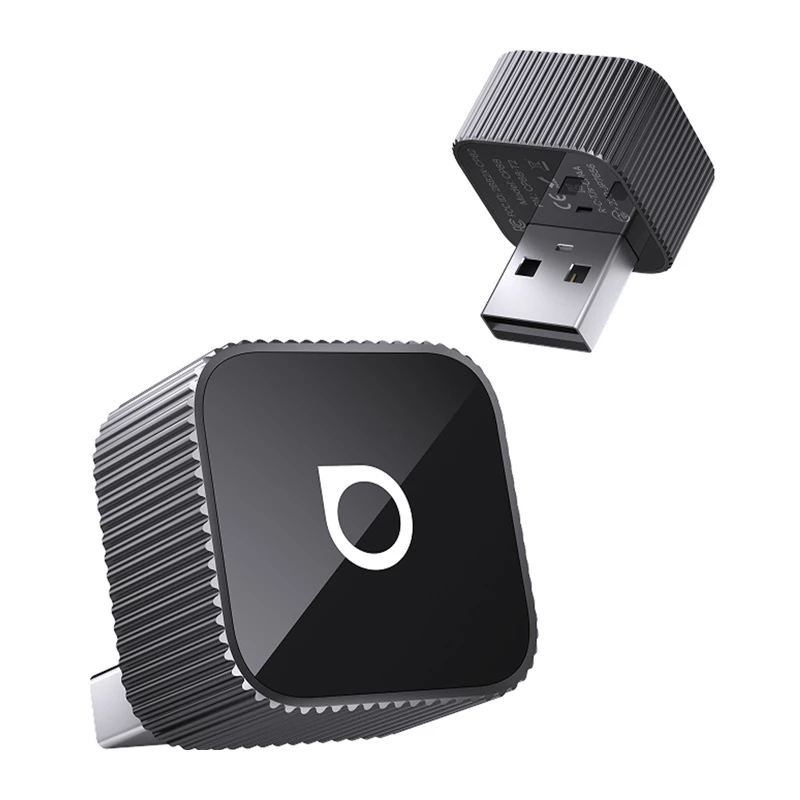 Bezprzewodowy adapter CarPlay/Android Auto Ottocast CP88-T2 Mini — kompaktowy odbiornik plug-and-play do CarPlay/Android Auto