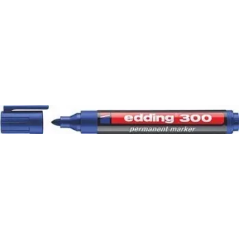 Marker permanentny Edding 300 czerwony 10 szt.