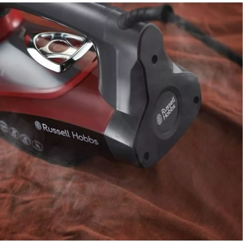 Russell Hobbs 25090-56 żelazko parowo-suche Ceramiczna stopa 2600 W Czarny, Szary, Czerwony