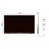 JAPANNEXT JN-MD-I156FHDR-T monitor komputerowy 39,6 cm (15,6 cala) 1920 x 1080 pikseli Full HD LED Dotykowy Szary