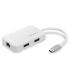 Edimax EU-4308 stacja dokująca/replikator portów do laptopa USB 3.2 Gen 1 (3.1 Gen 1) Typu-C Biała