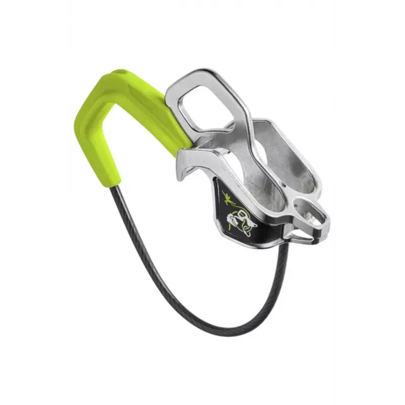 Tubularny przyrząd asekuracyjny Edelrid MEGA JUL Steel zielony 75g