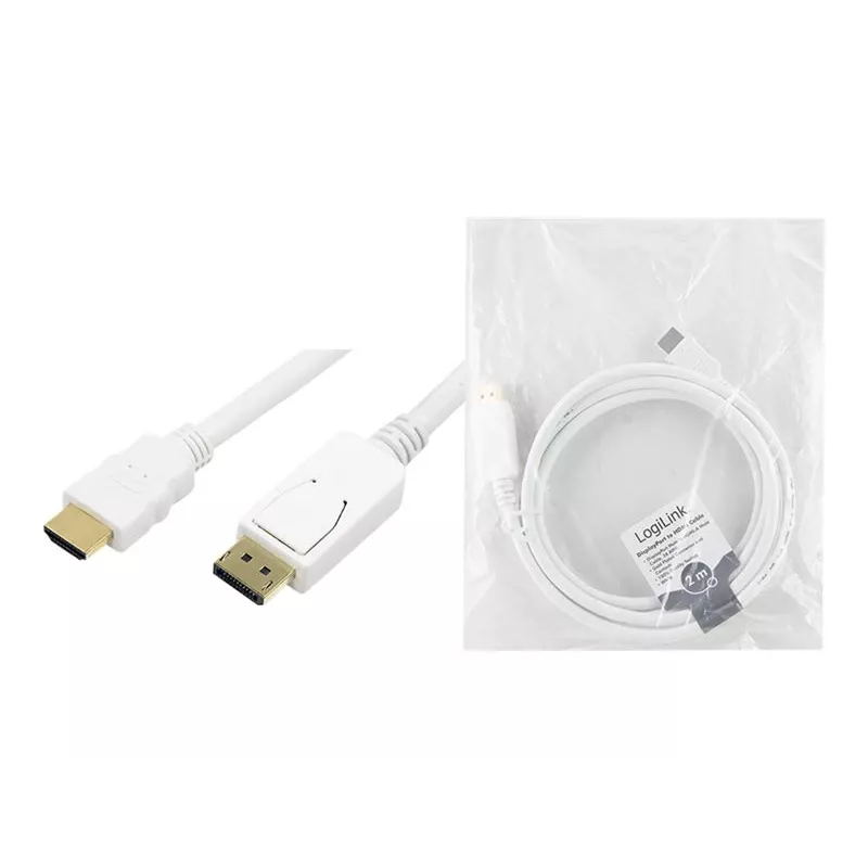 Kabel HDMI-DP LogiLink CV0055 2m