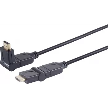Kabel monitorowy ShiverPeaks 2 x złącza HDMI Typ A, długość 2,0 m, zgodność HDMI 2.0