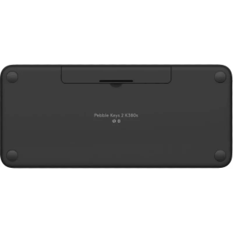 Logitech Pebble Keys 2 K380s - Klawiatura - Bezprzewodowa - Bluetooth LE - QWERTY - Układ nordycki (duński/fiński/norweski/szwedzki) - tonal graphite (920-011879)
