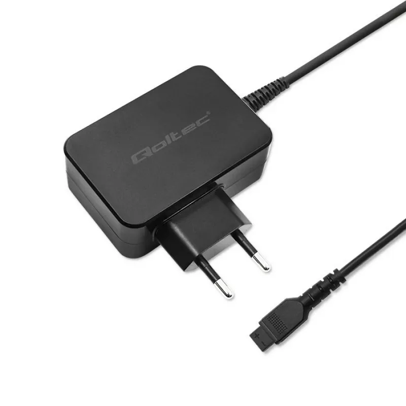 Qoltec 51025 zasilacz/przetwornica do użytku wewnętrznego Czarny