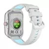 Smartwatch Colmi P86 srebrny Bluetooth z monitorem tętna, srebrna koperta