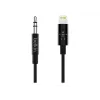 Belkin Kabel Lightning auf Kopfhöreranschluss - Lightning männlich bis Stereo Mini-Klinkenstecker männlich - 91.4 cm - Schwarz - für Apple iPhone (Lig