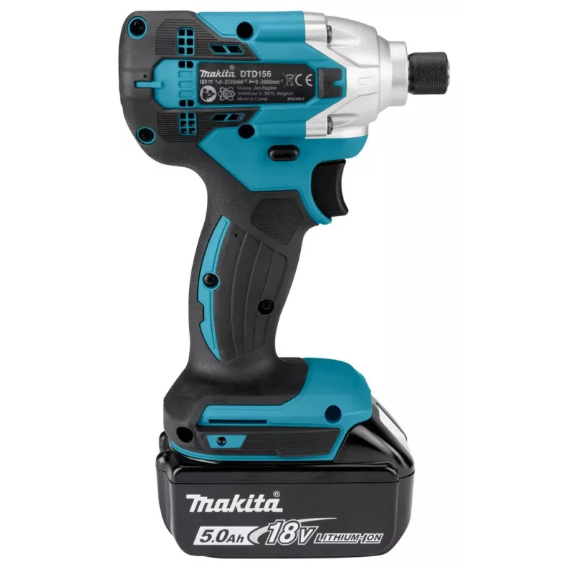 Makita DTD156RTJ wkrętarka akumulatorowa / zakręcarka udarowa 2500 obr./min Zielona