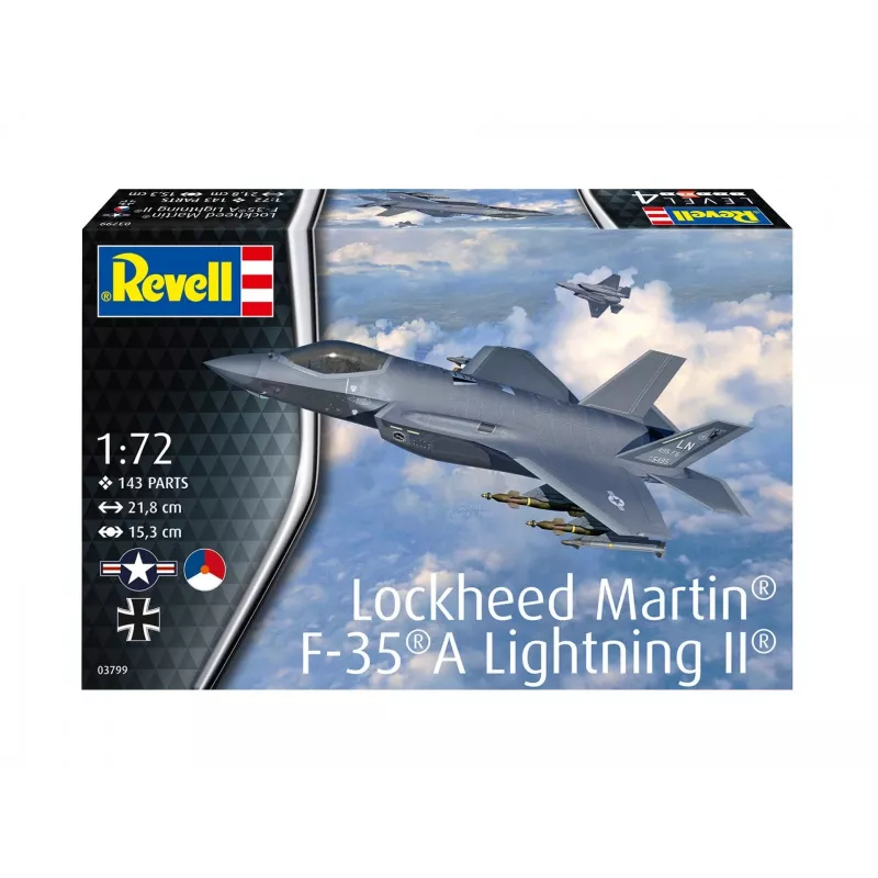 Model plastikowy Lockheed Martin F-35A Light 1/72