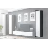Cama pełna Szafka VIGO '180' 180/40/30 dąb sonoma/biały połysk