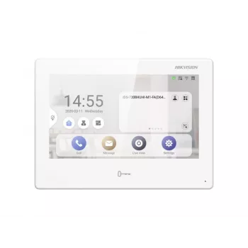 Master station Hikvision DS-KH9310-WTE1(B) biały 12V Wi-Fi