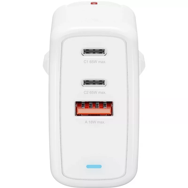 Ładowarka sieciowa 4smarts GaN Flex biała uniwersalna
