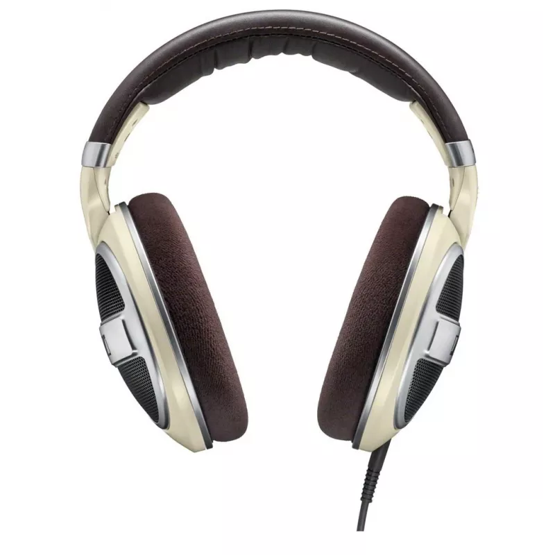 Słuchawki Sennheiser HD 599 — przewodowe wokółuszne, 50 Ω, 12–38500 Hz, kabel 1,2 m, kość słoniowa