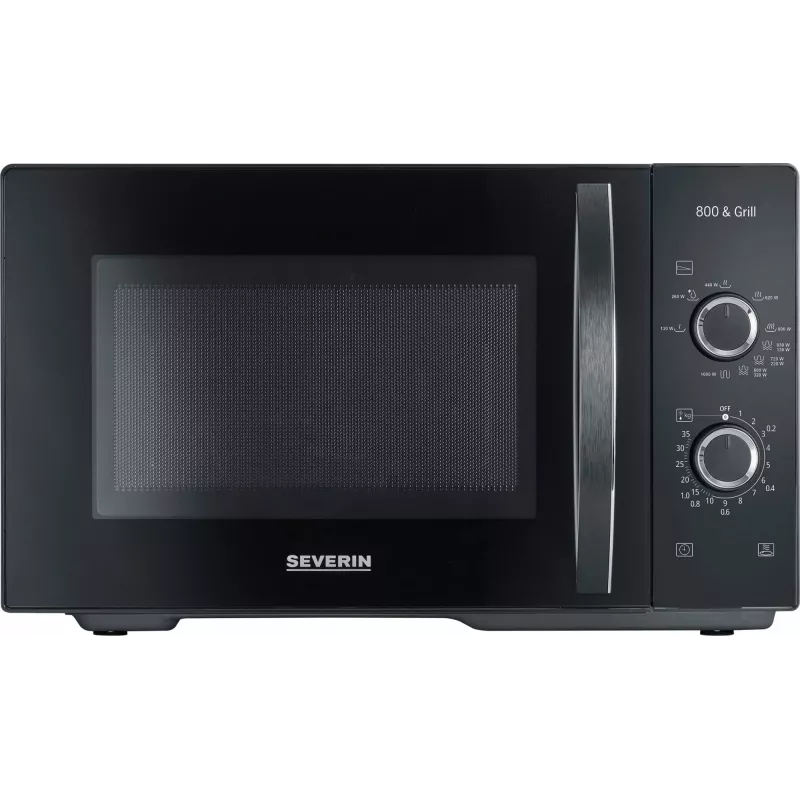 Kuchenka mikrofalowa z grillem Severin MW 7785 25L 800W czarna