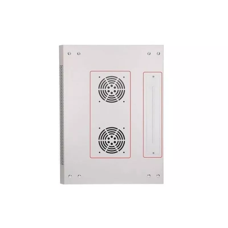 Szafa rack Extralink 12U 600x450 szara do montażu na ścianie