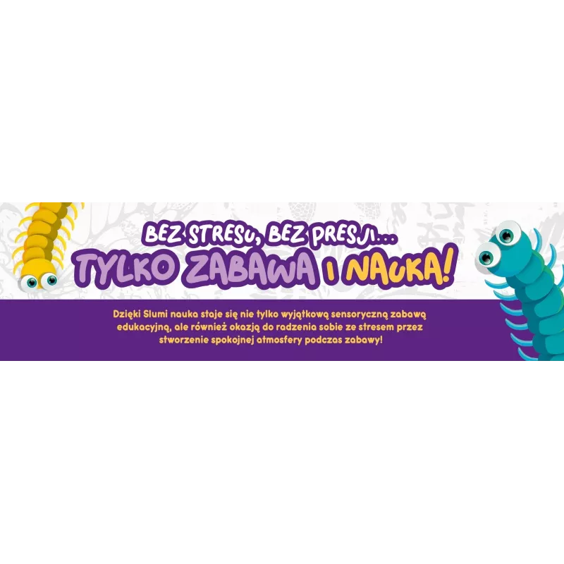 Zestaw Slumi Science - Świecąca piłka antystresowa