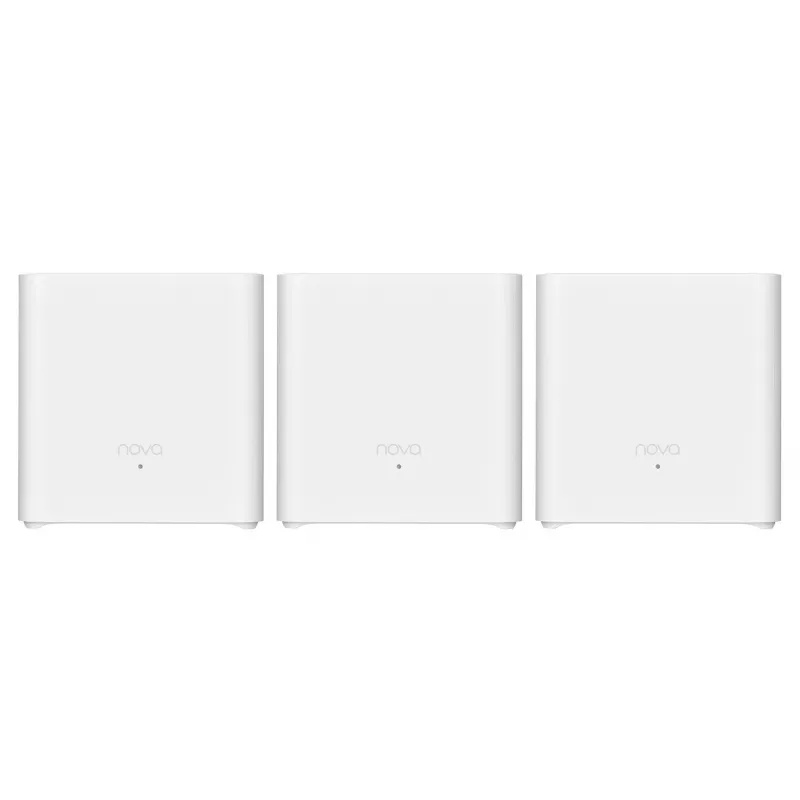 System Mesh Wi‑Fi TENDA EX3-3, 3 szt., dwuzakresowy 2,4/5 GHz, Wi‑Fi 6, do 1201+300 Mb/s, 2 anteny wewnętrzne, WPA3