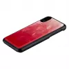 Etui iKins do iPhone XR — różowe jezioro i czarna dwukolorowa ochronna obudowa