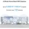 System Wi‑Fi Mesh TP‑LINK Mercusys Halo H25BE (Wi‑Fi 7, dwuzakresowy 2.4/5 GHz, 2880 Mbps) zestaw 2 szt., 3 wewnętrzne anteny, biały